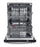 ROBAM 24-Inch Dishwasher with Adjustable Rack in Stainless Steel (W652S)