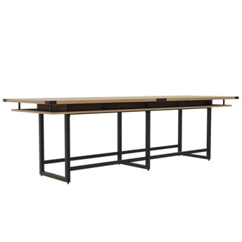 Safco Mirella Standing Height Conference Table - 12'W x 47"D  224009