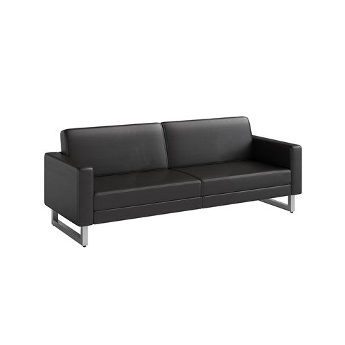 Safco Lounge Sofa w/ Metal Legs 224738