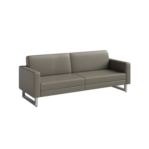 Safco Lounge Sofa w/ Metal Legs 224738