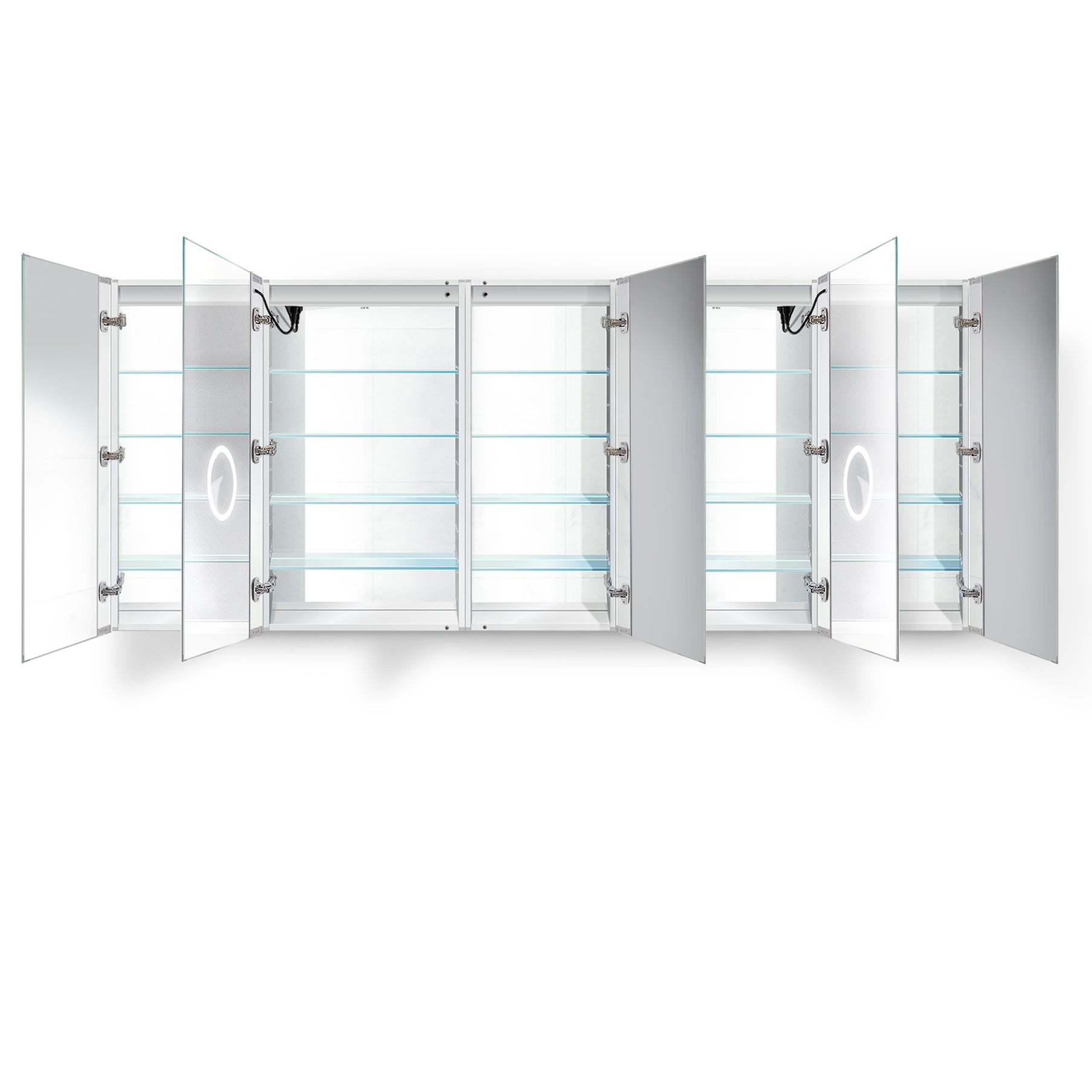 Krugg Svange 10242DLLRRR 102″ X 42″ LED Medicine Cabinet w/Dimmer & Defogger