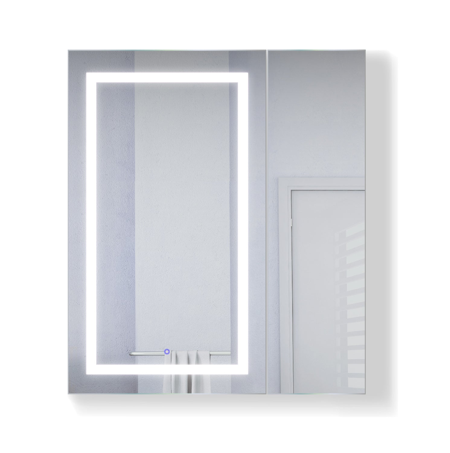 Krugg Svange 3642L 36″ X 42″ LED Medicine Cabinet w/Dimmer & Defogger