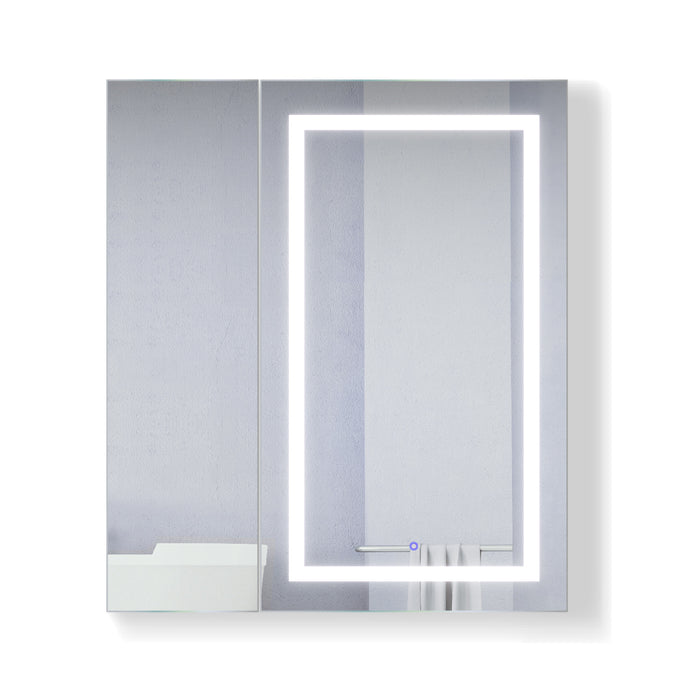 Krugg Svange 4242R 42″ X 42″ LED Medicine Cabinet w/Dimmer & Defogger