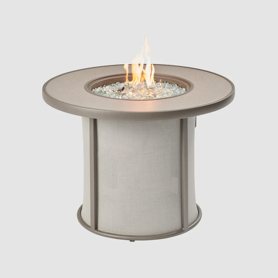 Outdoor Greatroom  Stonefire 31-Inch Round Gas Fire Pit Table SF-32-K