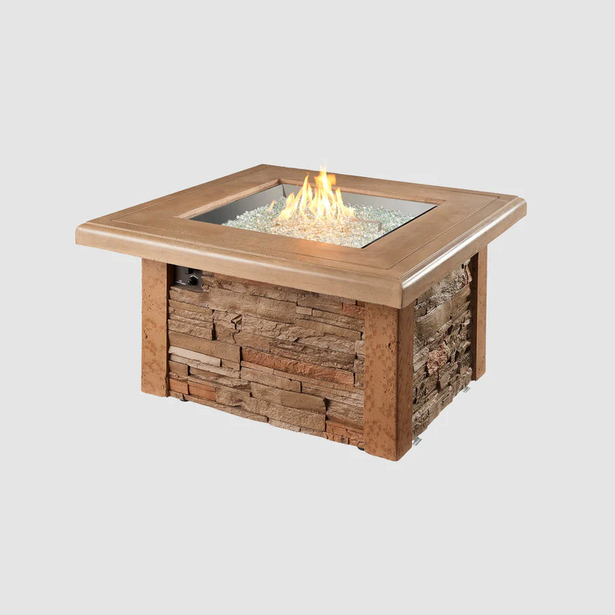 Outdoor Greatroom Sierra 43-Inch Square Gas Fire Pit Table SIERRA-2424-M-K