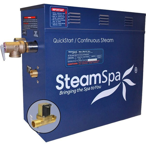 SteamSpa 7.5 KW QuickStart Bath Generator with Built-in Auto Drain D-750-A