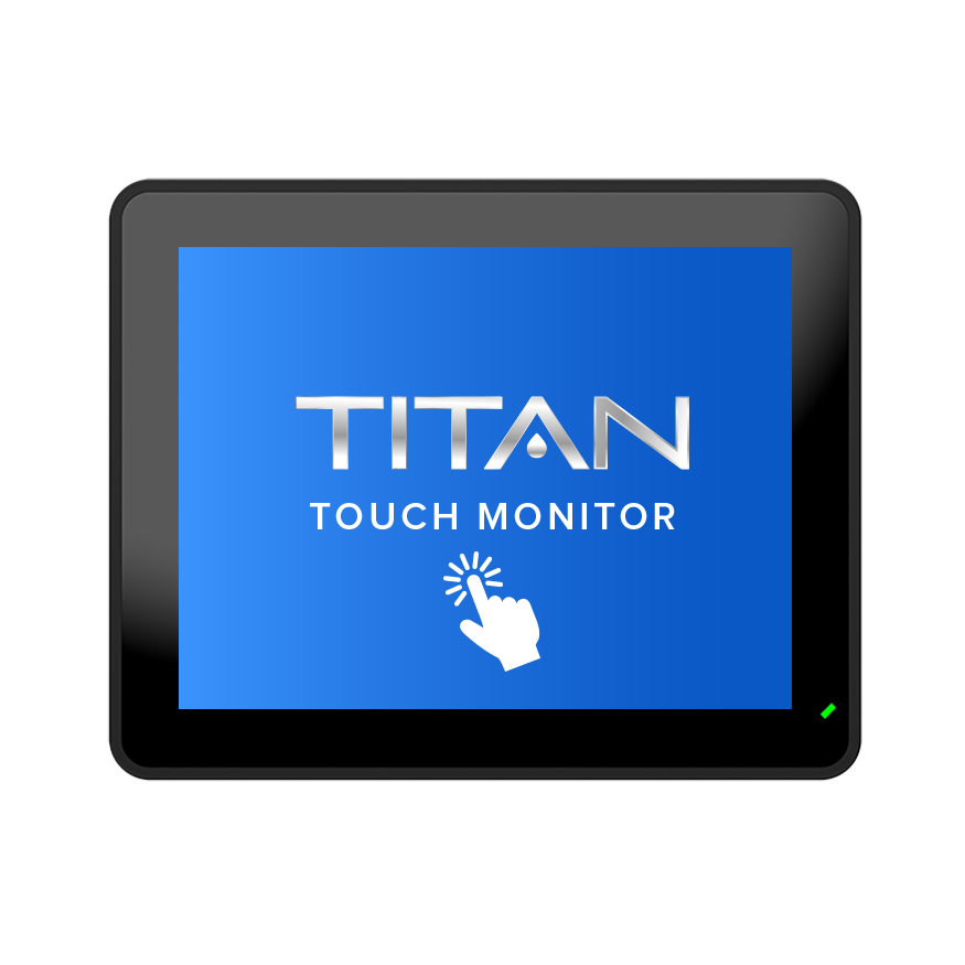 Titan Weatherproof Rubber Frame-Capacitive Touch Monitor