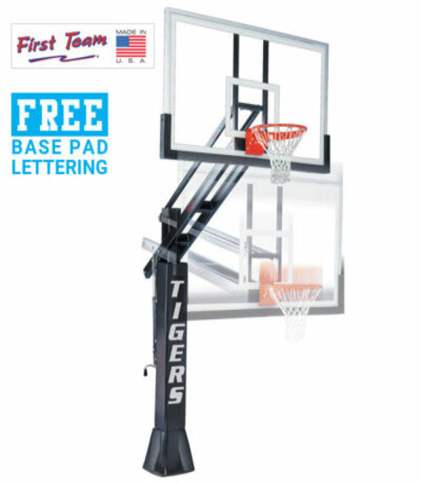 First Team Titan In Ground Adjustable Basketball Goal  Titan Supreme-1