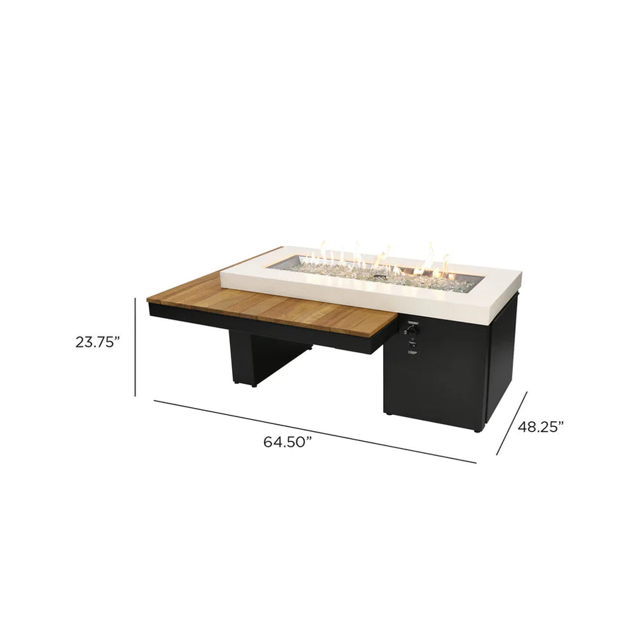 Outdoor Greatroom Uptown Linear Fire Pit Table UPT-1242