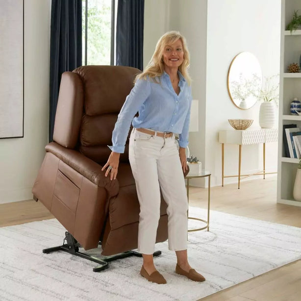 UltraComfort UC559 Polaris Medium Zero Gravity Powered Lift Recliner Chair UC559-MED-DSC-JBO