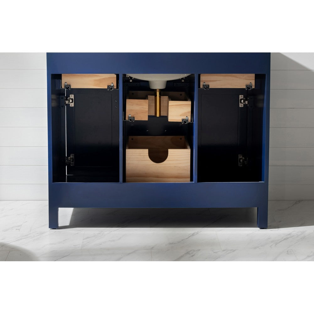 Design Element V01-42-BLU Valentino 42 Inch Single Vanity