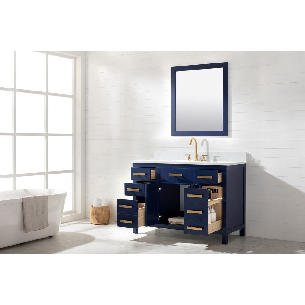 Design Element V01-48-BLU Valentino 48 Inch Single Vanity