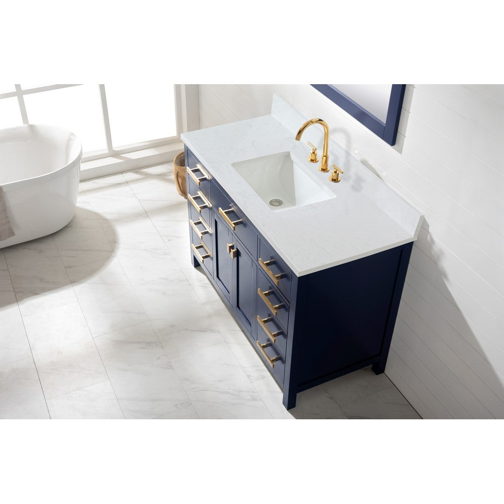 Design Element V01-48-BLU Valentino 48 Inch Single Vanity