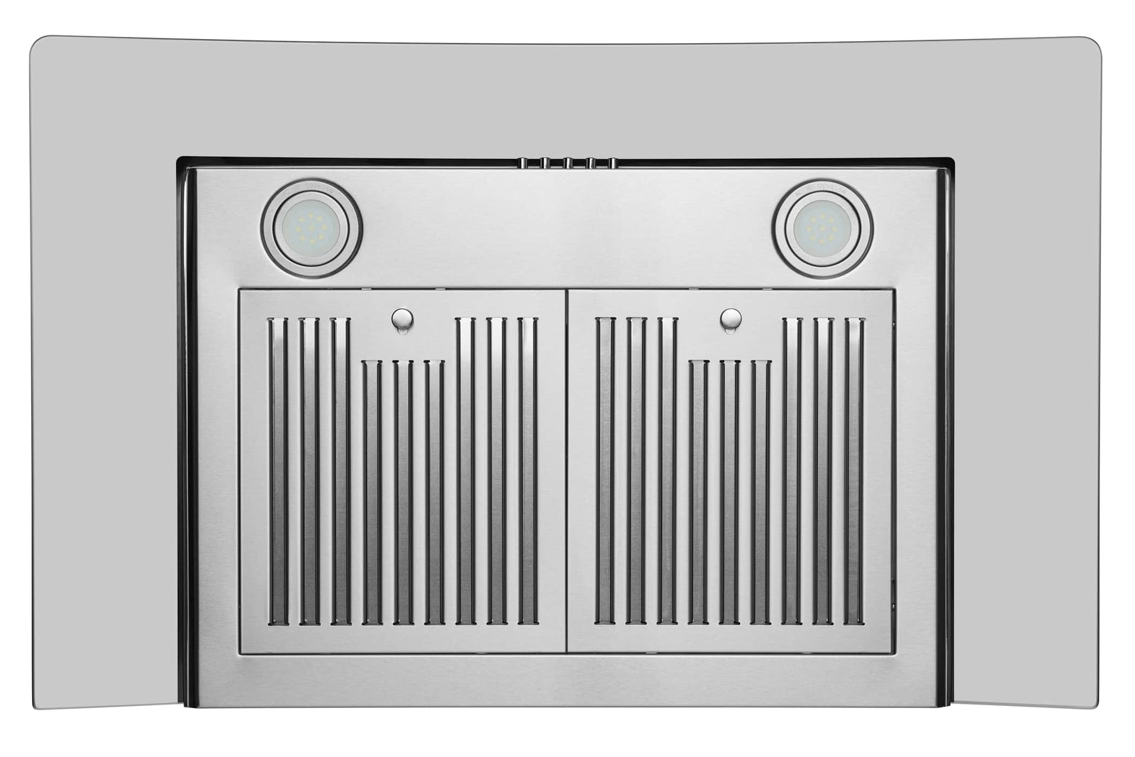 Hauslane 36-Inch Wall Mount Range Hood with Tempered Glass and Stainless Steel (WM-600SS-36)