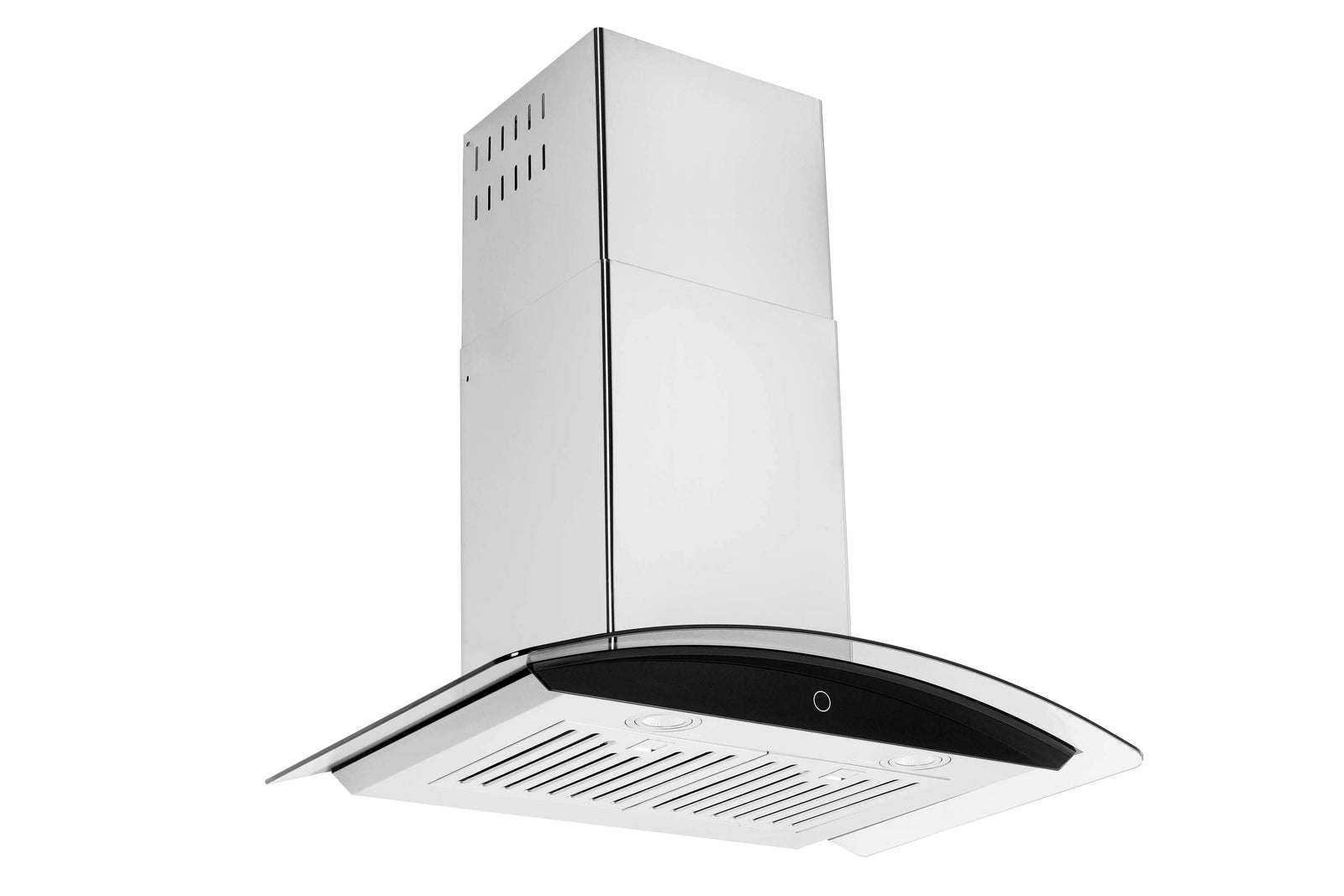 Hauslane Wall Mount Touch Control Range Hood with Tempered Glass in Stainless Steel (WM-639SS-36)