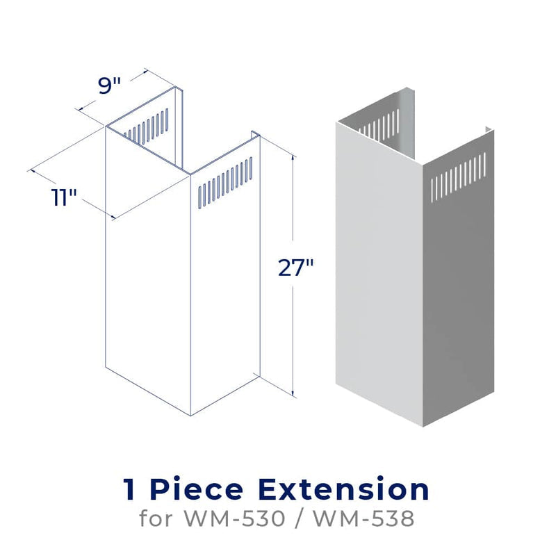 Hauslane Chimney Extension for WM-530 / WM-538 (CHE001)