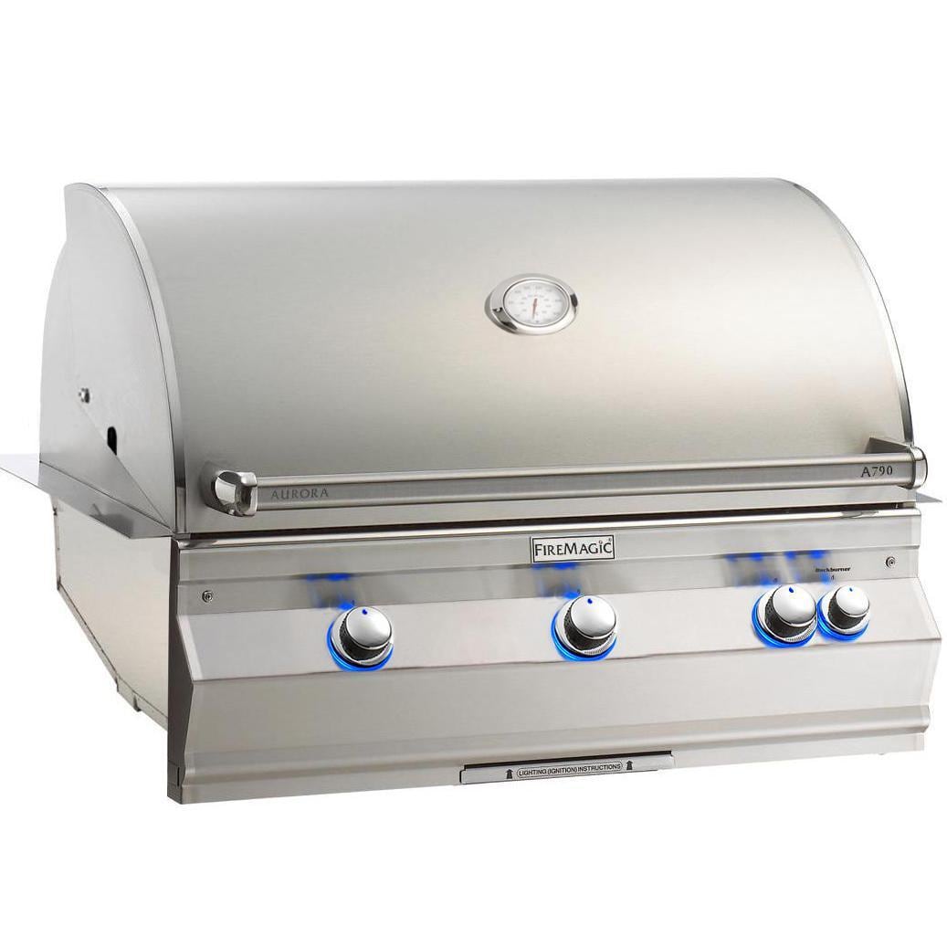 Fire Magic Aurora A790I 36-Inch Built-In Gas Grill With Analog Thermometer - A790I-7EAN