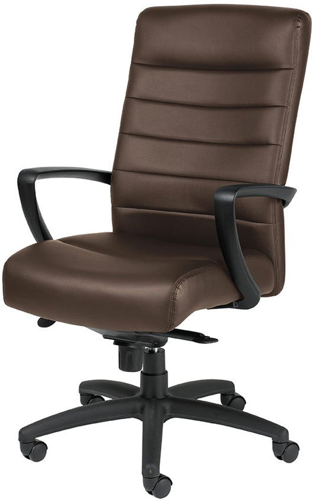 EuroTech Manchester High-Back Leather Executive Chair EUR-LE150-BRNL