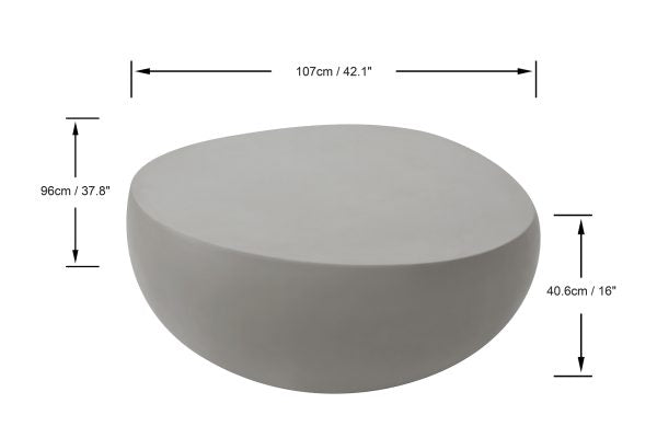 Elementi Living Cobble Coffee Table IKARIA-SG FCG09-SG