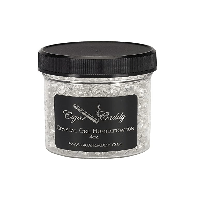 Cigar Caddy Crystal Gel Jars 4 oz. (1/3) HUMI-CJAR4