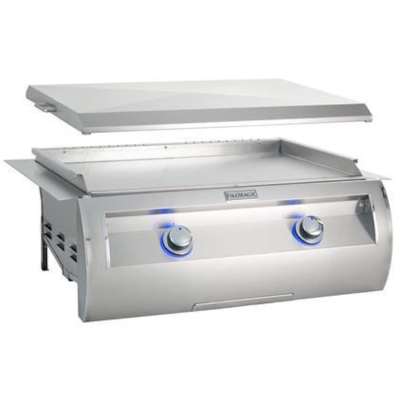 Fire Magic Echelon Diamond E660I Built-In Gas Griddle With Stainless Steel Cover - E660I-0T4P