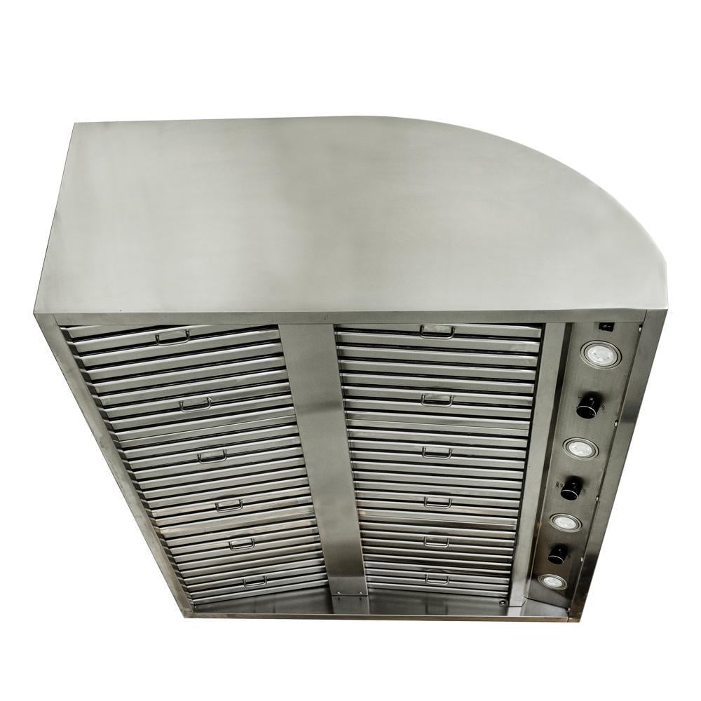 Blaze Stainless Steel Outdoor Vent Hood - 2000 CFM - BLZ-42-VHOOD