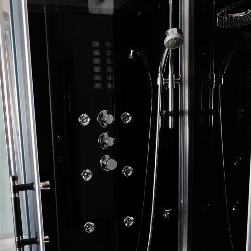 Athena WS-141L Black Steam Shower