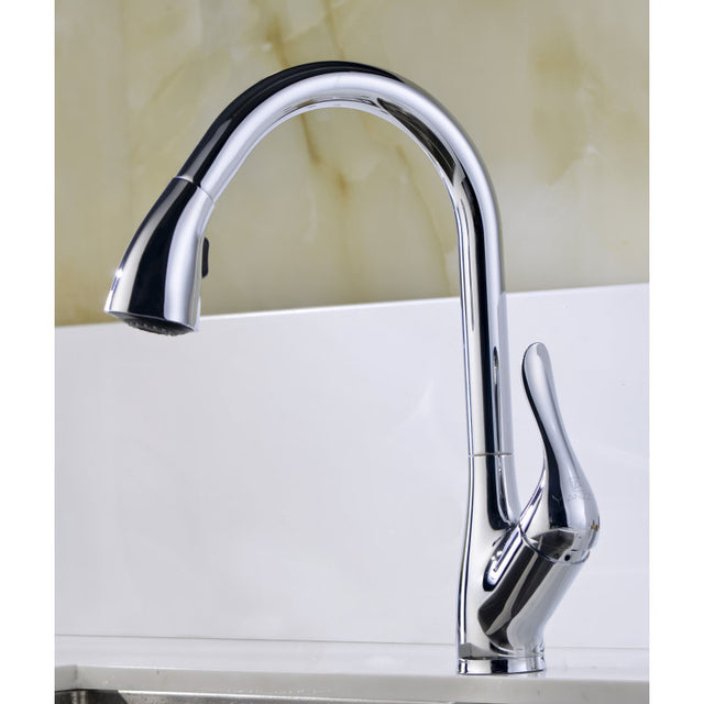 ANZZI Elysian Farmhouse 36 in. Kitchen Sink with Accent Faucet KAZ3620-031O