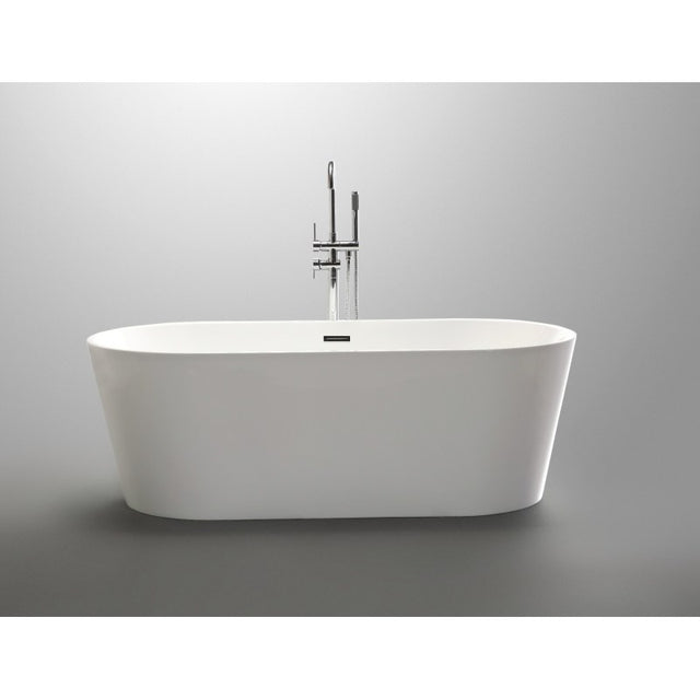 ANZZI Chand 67 in. Acrylic Flatbottom Freestanding Bathtub  FT-AZ098