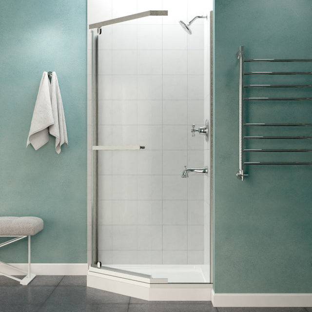 ANZZI Castle Series 49 in. x 72 in. Semi-Frameless Shower Door with TSUNAMI GUARD  SD-AZ056-01BN