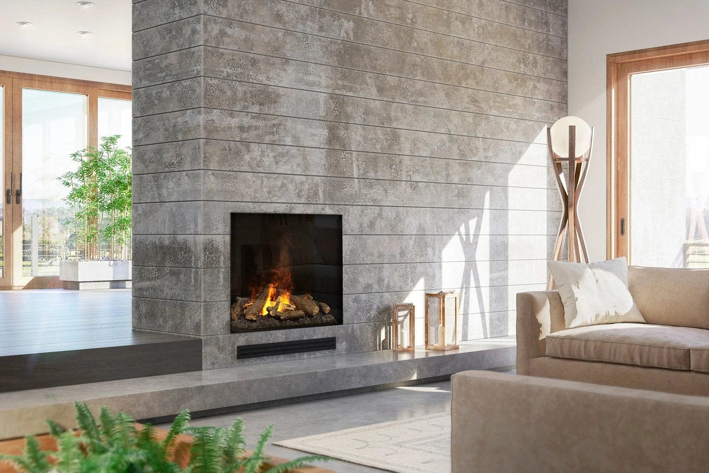 Faber e-MatriX Series 1 Sided Water Vapor Fireplace - FEF3226L1