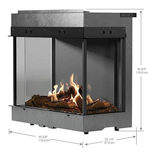 Faber MATRIX 3326 Series 41 x 26-inch 3 Sided Bay Fireplace - FMG4126B