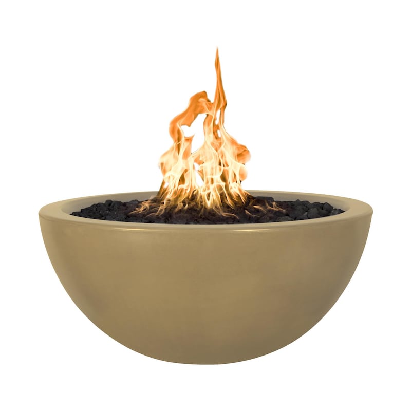 Top Fires by The Outdoor Plus Luna 30-Inch Propane Fire Pit - Match Light