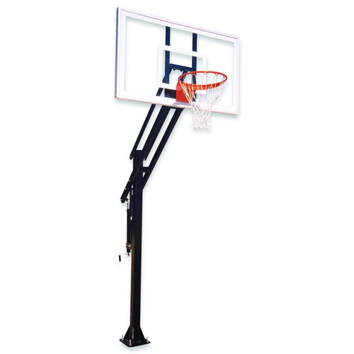 First Team Attack In Ground Adjustable Basketball Goal Attack II-1