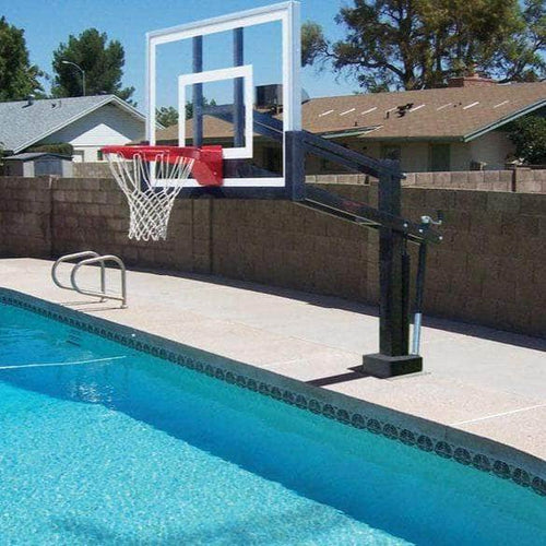 First Team HydroShot Swimming Poolside Basketball Hoop Goal HydroShot II-GL