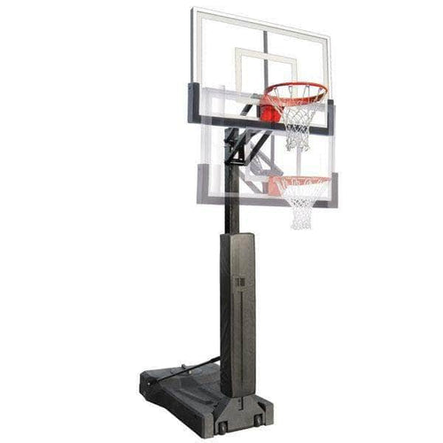 First Team OmniChamp Adjustable Outdoor Portable Basketball Hoop System OmniChamp II-BK