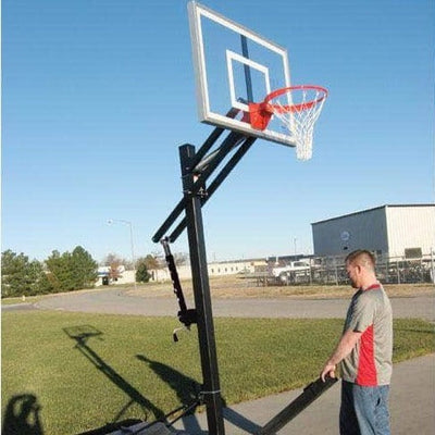 First Team OmniJam Adjustable Outdoor Portable Basketball Hoop System OmniJam II-1