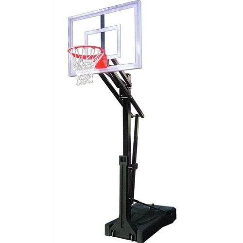 First Team OmniSlam Adjustable Outdoor Portable Basketball Hoop System  OmniSlam II-BK