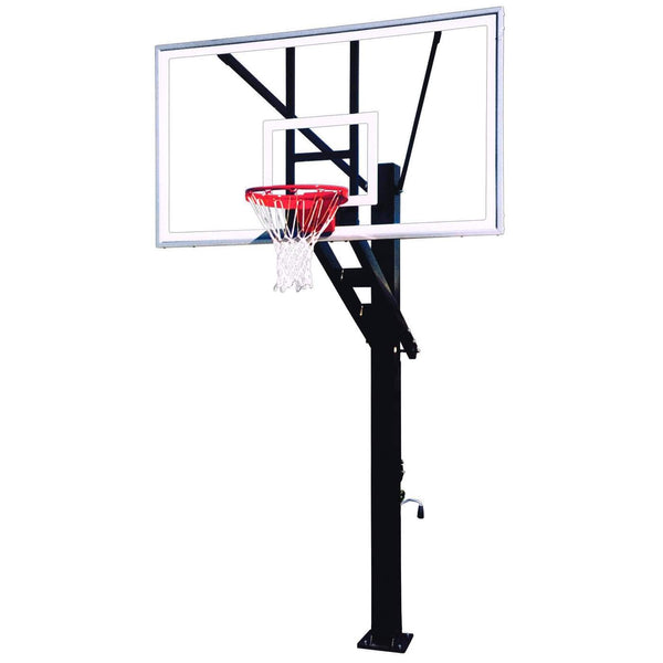 First Team Stainless Olympian Adjustable Basketball Goal Stainless Olympia Supreme-GL