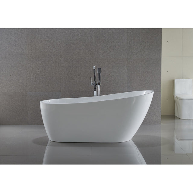 ANZZI Trend Series 5.58 ft. Freestanding Bathtub FT-AZ093