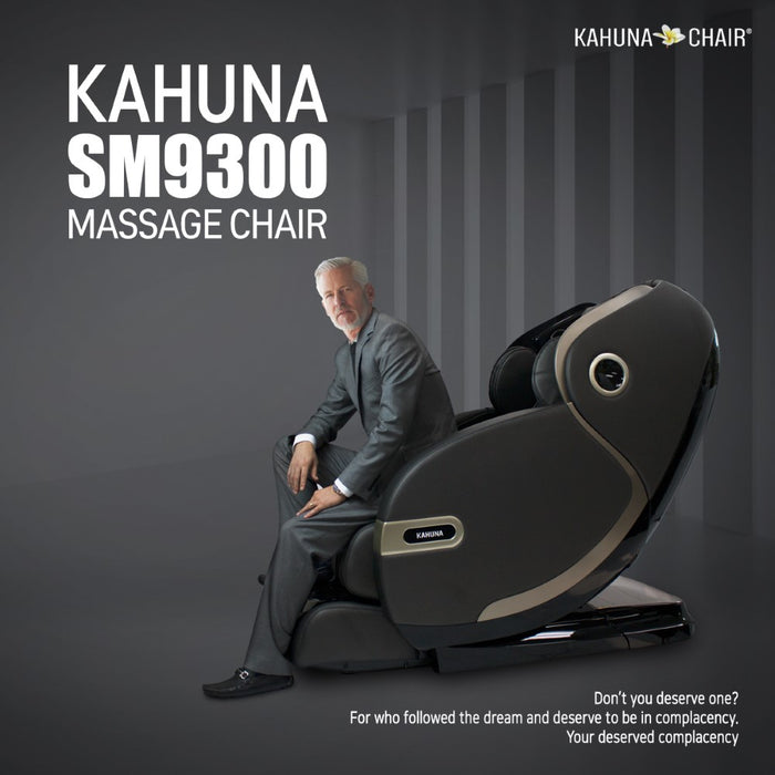 Kahuna Massage Chair Kahuna Dual Air Float Flex HSL-track with Infrared heating SM-9300 Black