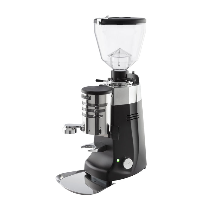 Mazzer Kony S Manual Doser Commercial Espresso Grinder - Black MAZKONAB