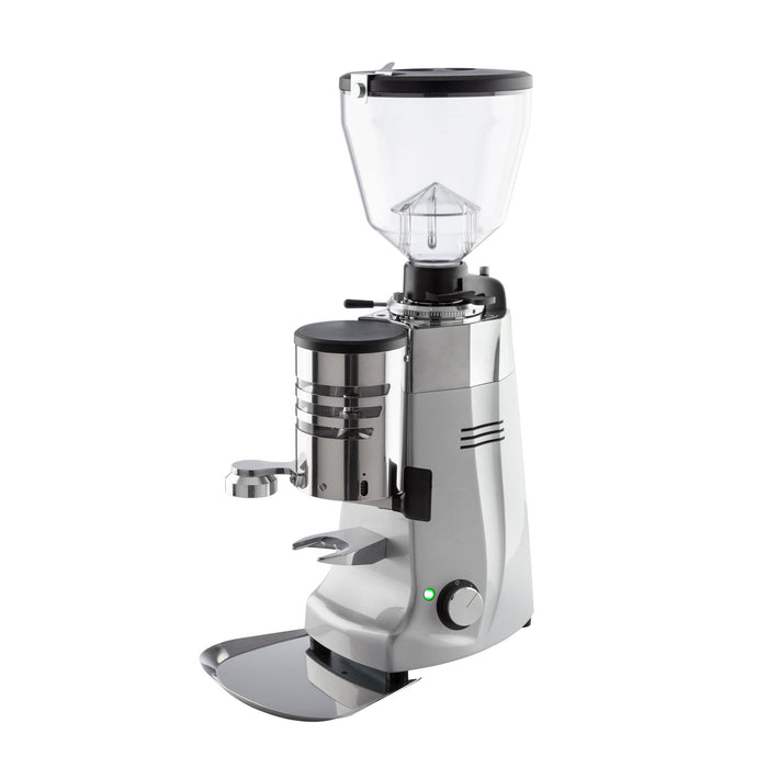 Mazzer Kony S Manual Doser Commercial Espresso Grinder - Silver MAZKONAS