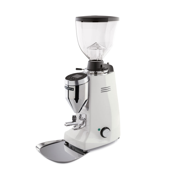 Mazzer Major V Electronic Commercial Espresso Grinder - White MAZMAJVELEC-WHITE