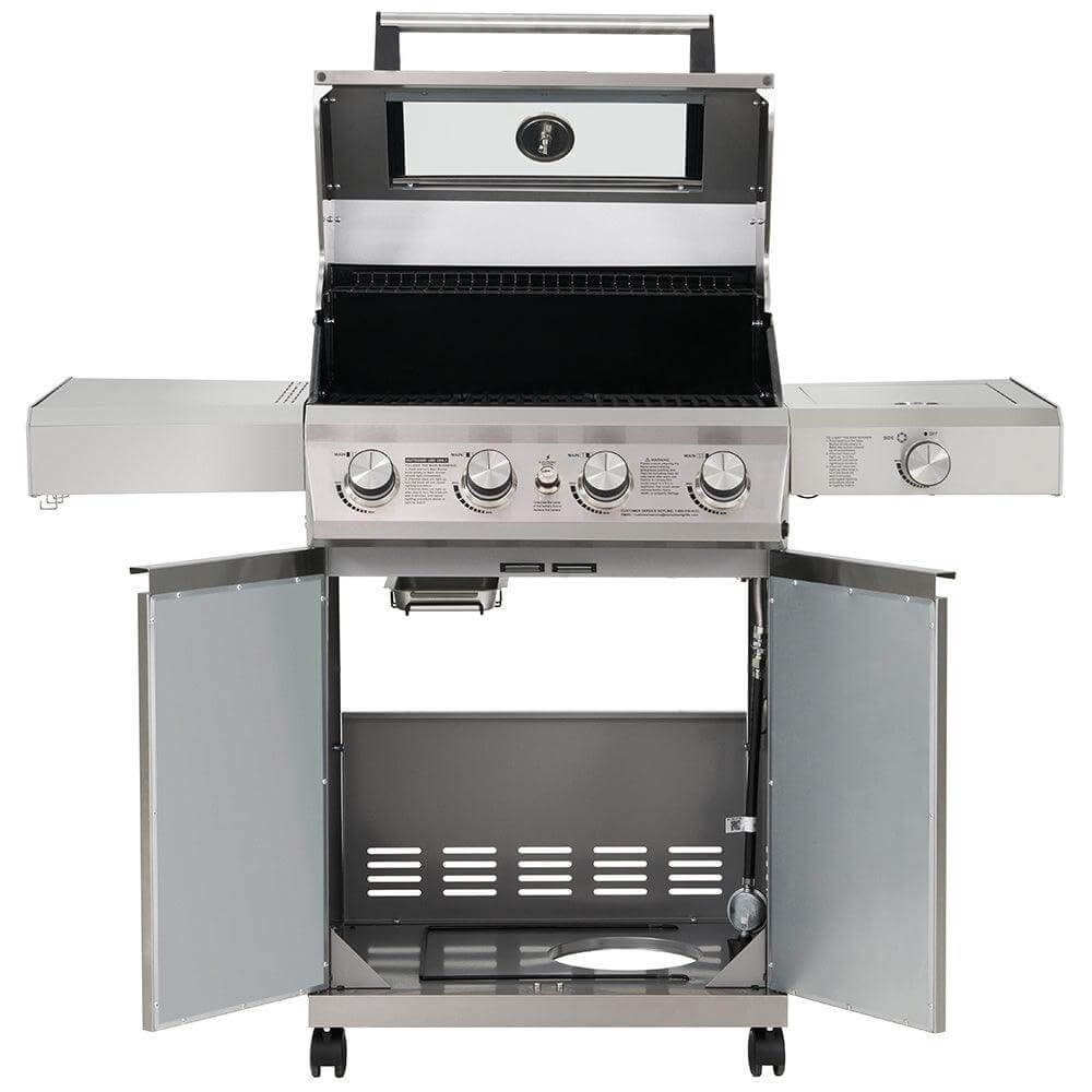 Monument Grills Mesa 400M Stainless Gas Grill 4 Burners Liquid Propane Gas