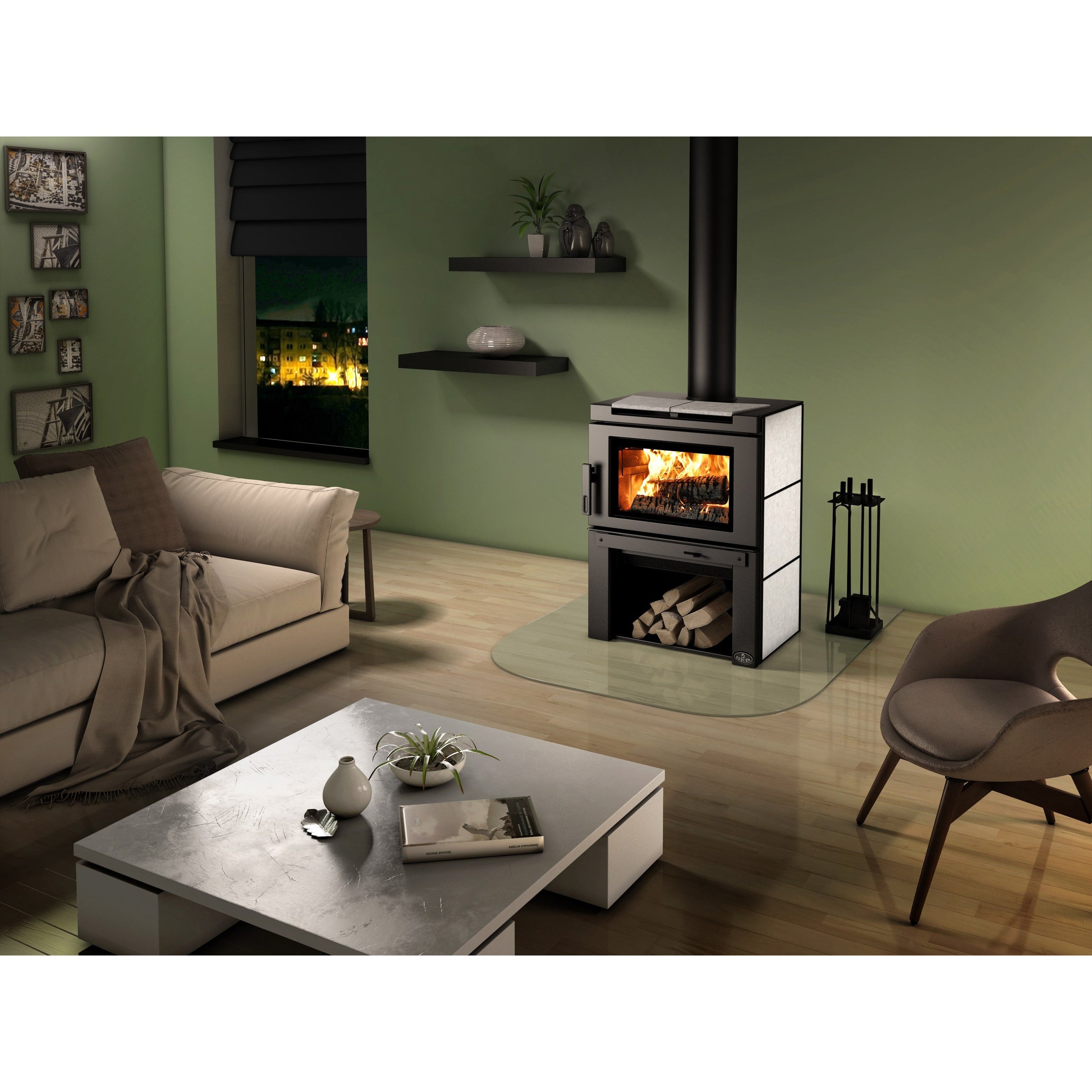 Osburn Matrix Wood Stove with Blower OB02032