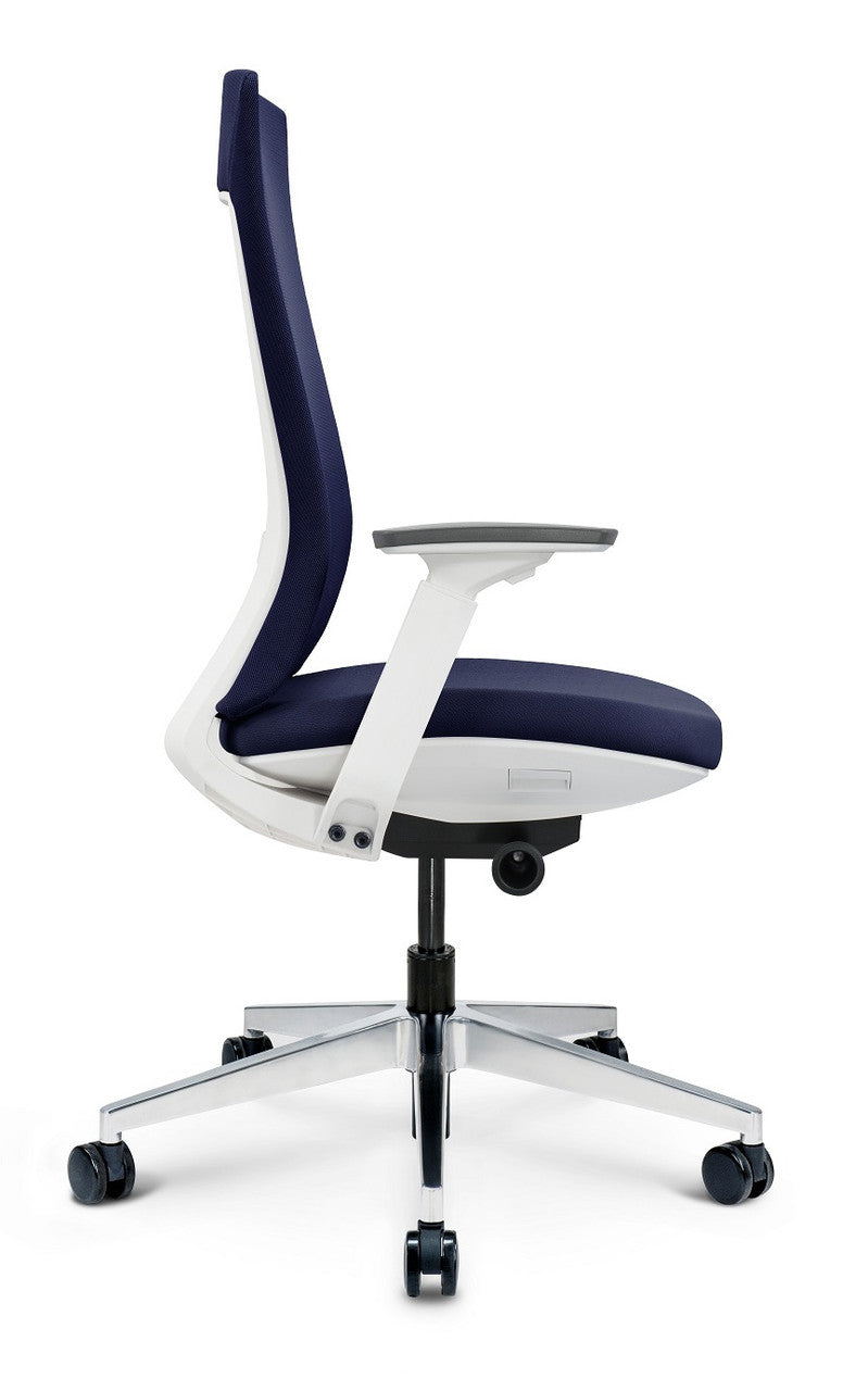 EuroTech Elevate Executive Task Chair White Frame EUR-ELV2-WHT