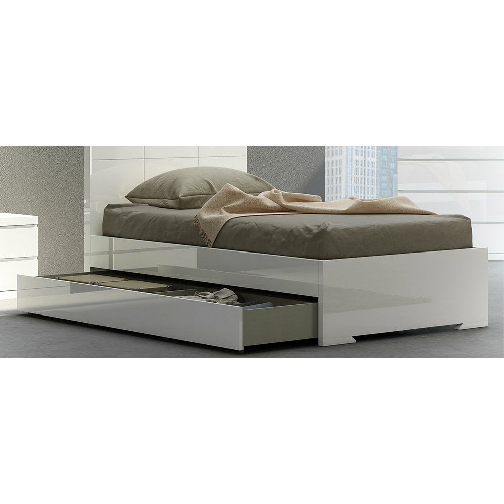 Whiteline Modern Living - Anna Bed Twin Trundle BT1207T-WHT