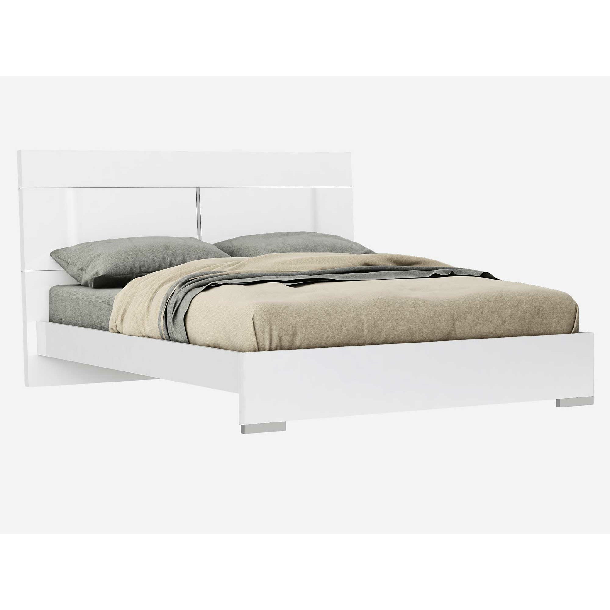 Whiteline Modern Living - Kimberly Bed King BK1617-WHT