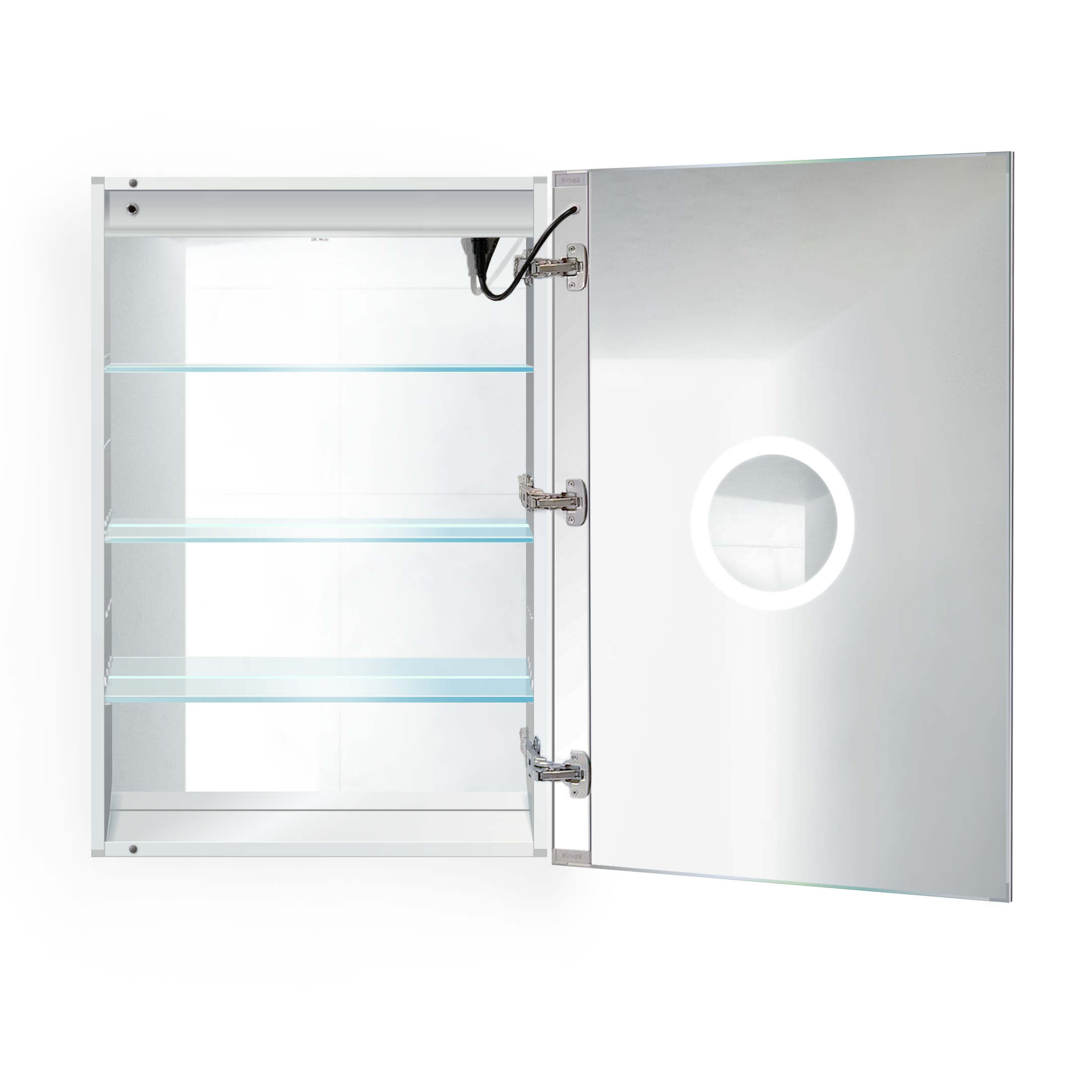 Krugg Svange 2436R 24″ X 36″ LED Medicine Cabinet w/Dimmer & Defogger